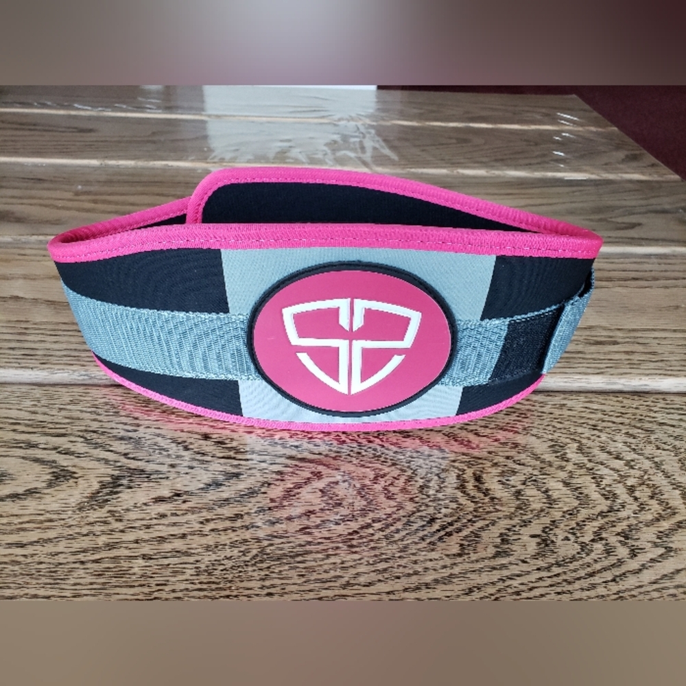 Steel Sweat Pink & Black Fitness Workout Belt